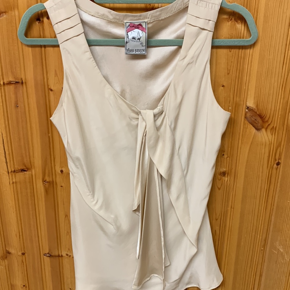 Vintage Yoana Barsachi 100% silk Top size Small